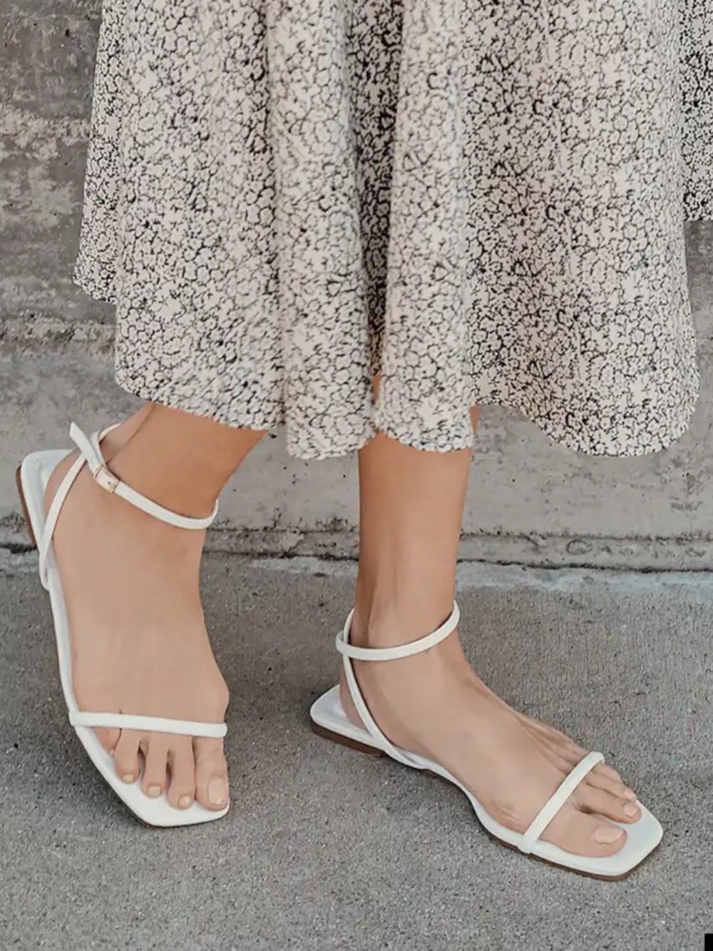 Lulus Siya Flat Ankle Strap Sandals